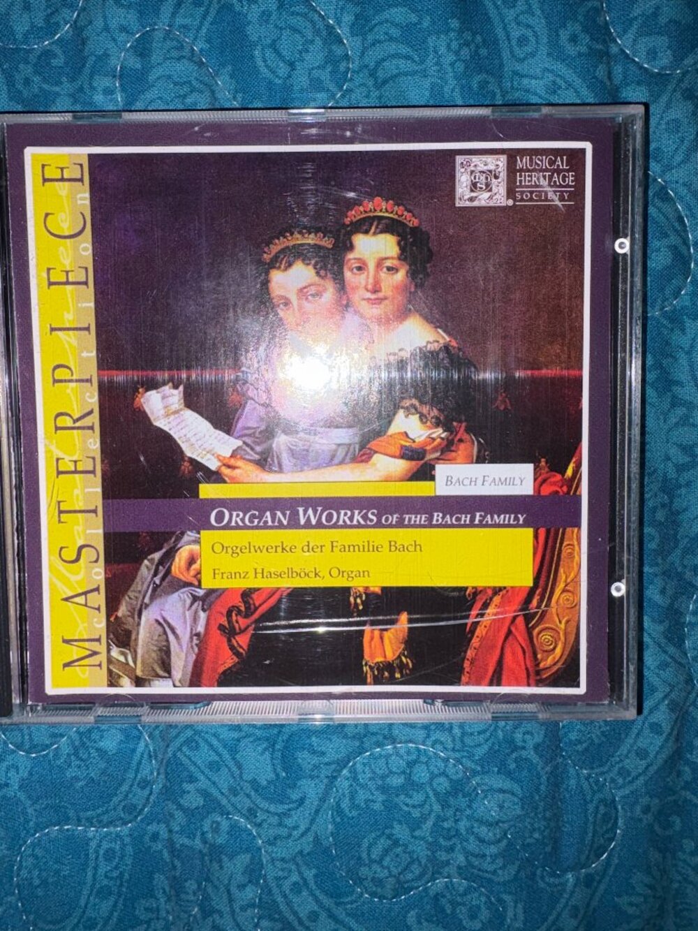 Organ Works of the Bach Family by Franz Haselbock (CD)